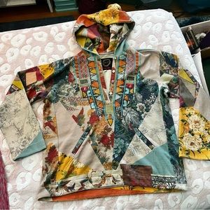 JOHNNY WAS ⚜️ EUC! Pullover Hoodie with Pockets